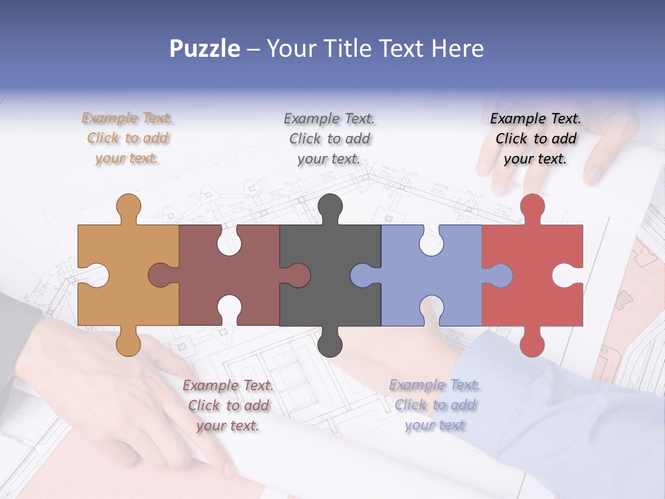 White Image Portrait PowerPoint Template