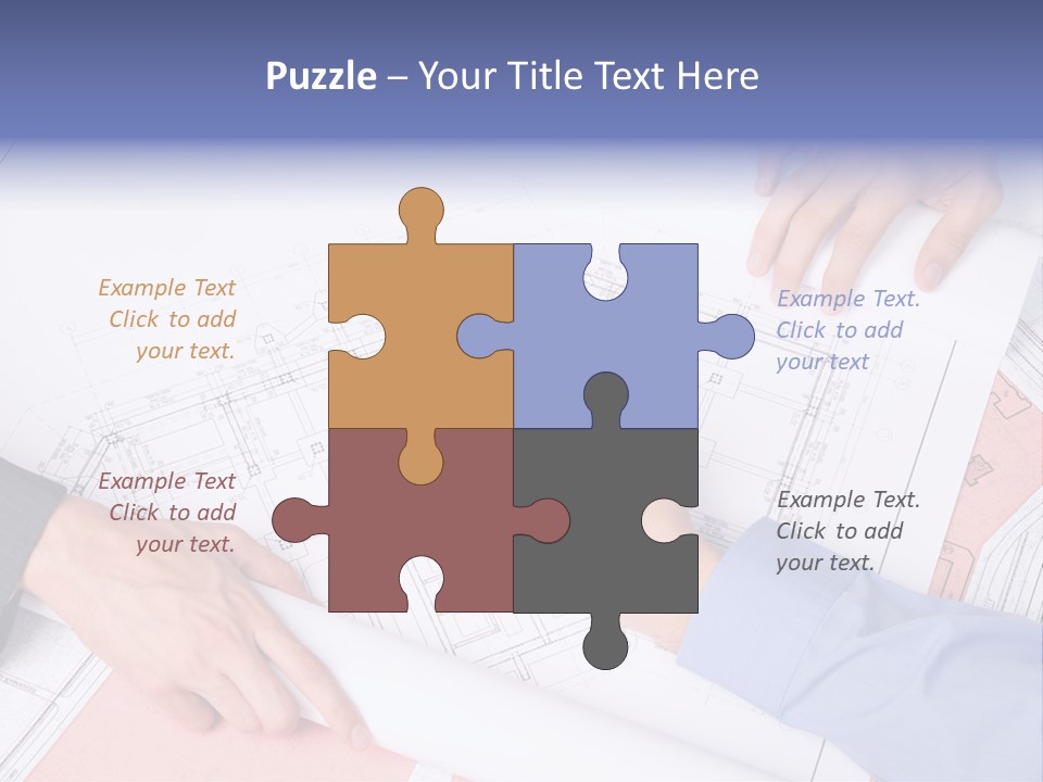 White Image Portrait PowerPoint Template