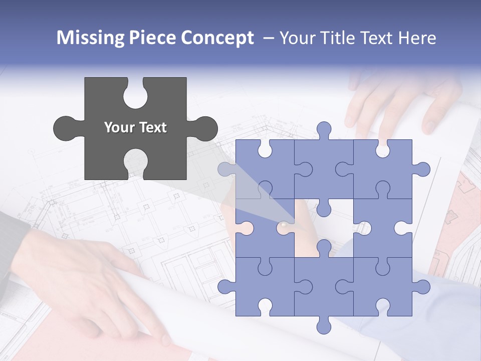 White Image Portrait PowerPoint Template