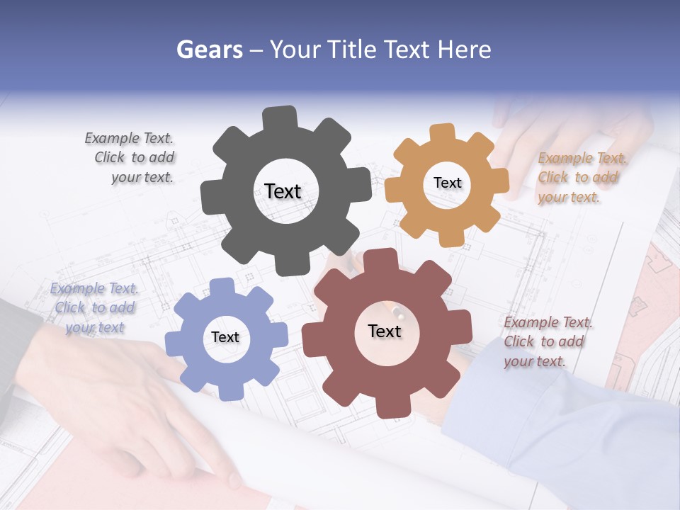 White Image Portrait PowerPoint Template