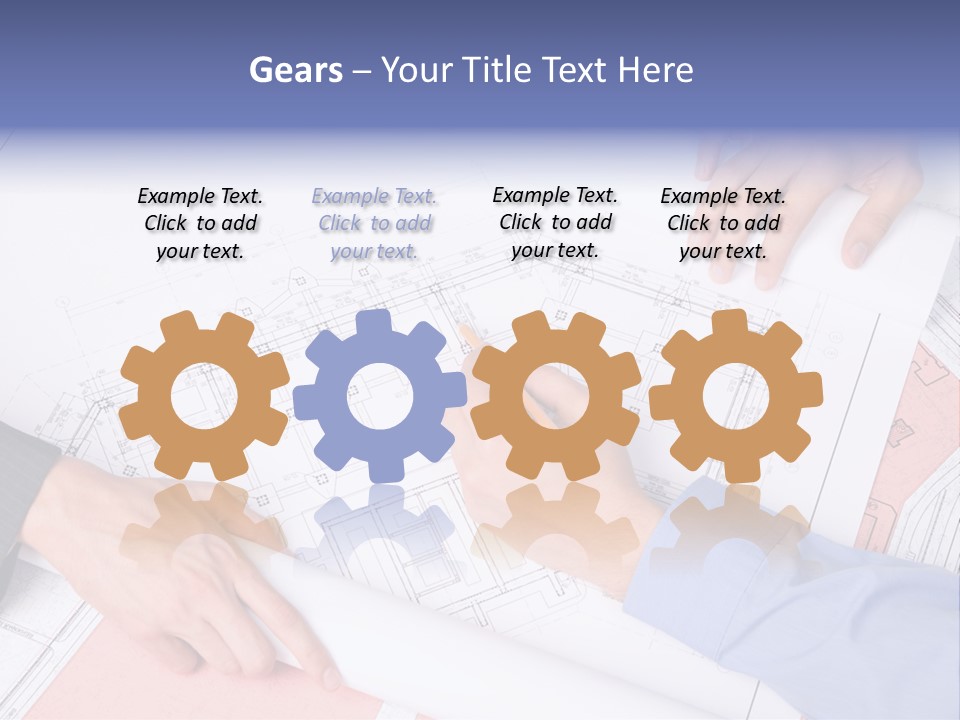 White Image Portrait PowerPoint Template