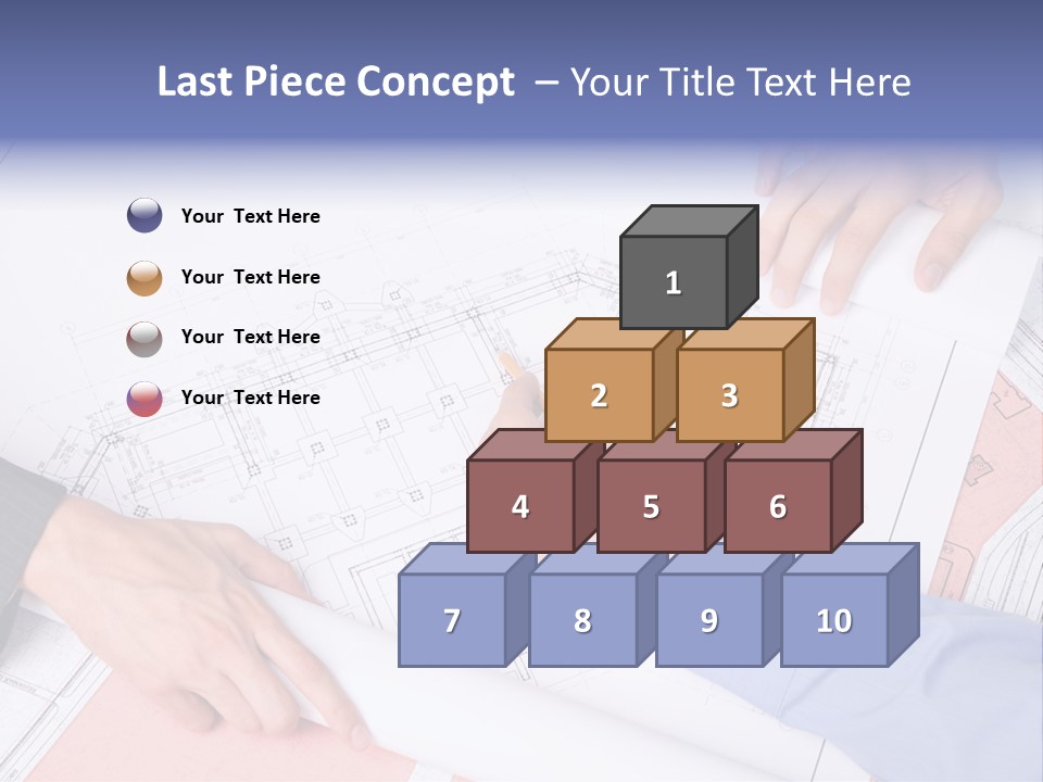 White Image Portrait PowerPoint Template