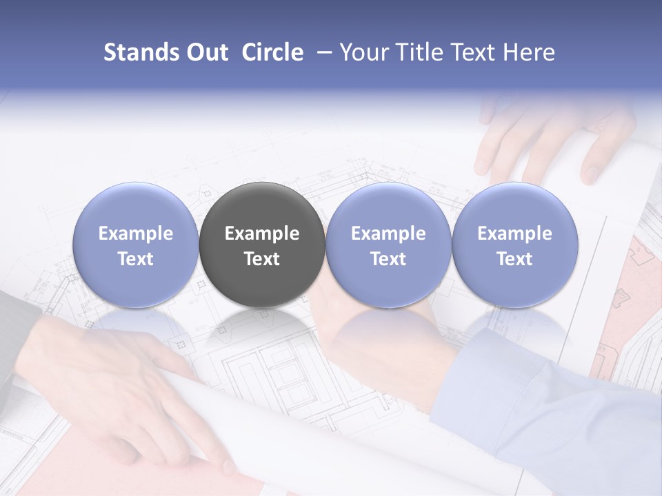 White Image Portrait PowerPoint Template