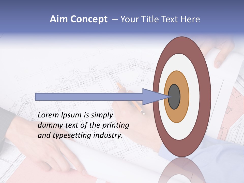 White Image Portrait PowerPoint Template