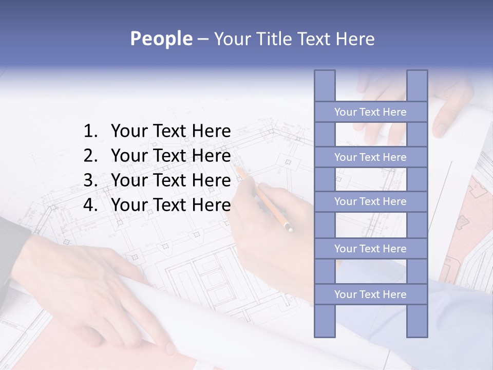 White Image Portrait PowerPoint Template