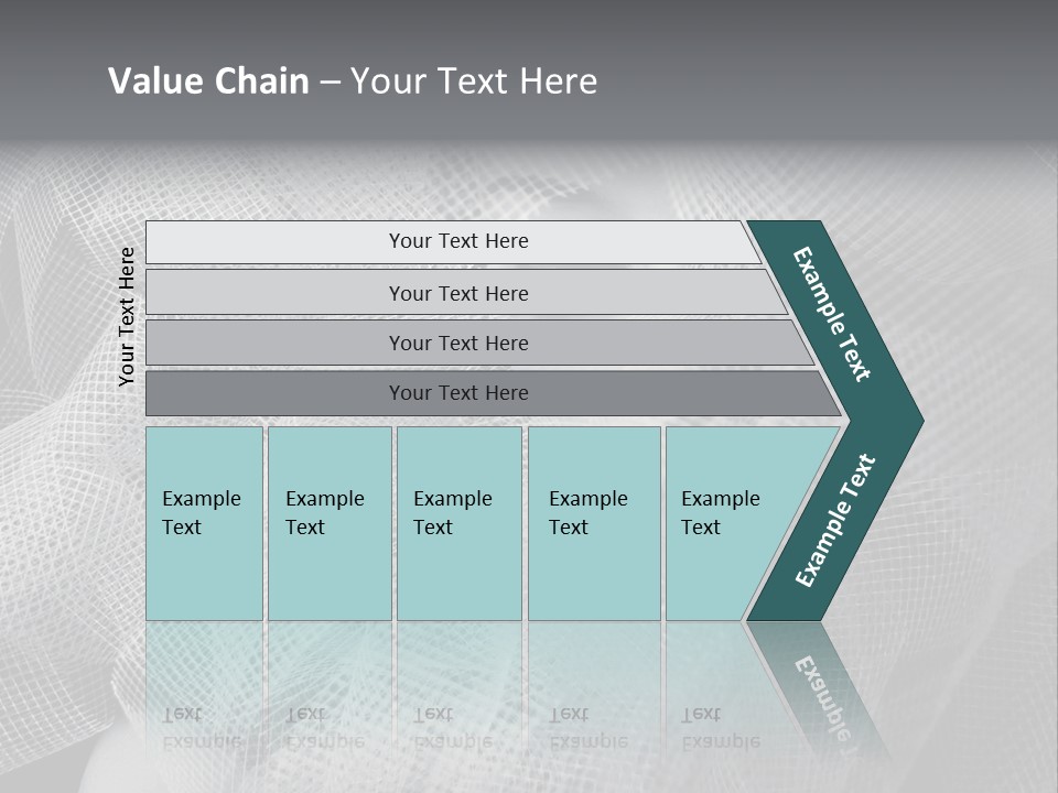 A Woman's Face With A Veil Over Her Head PowerPoint Template