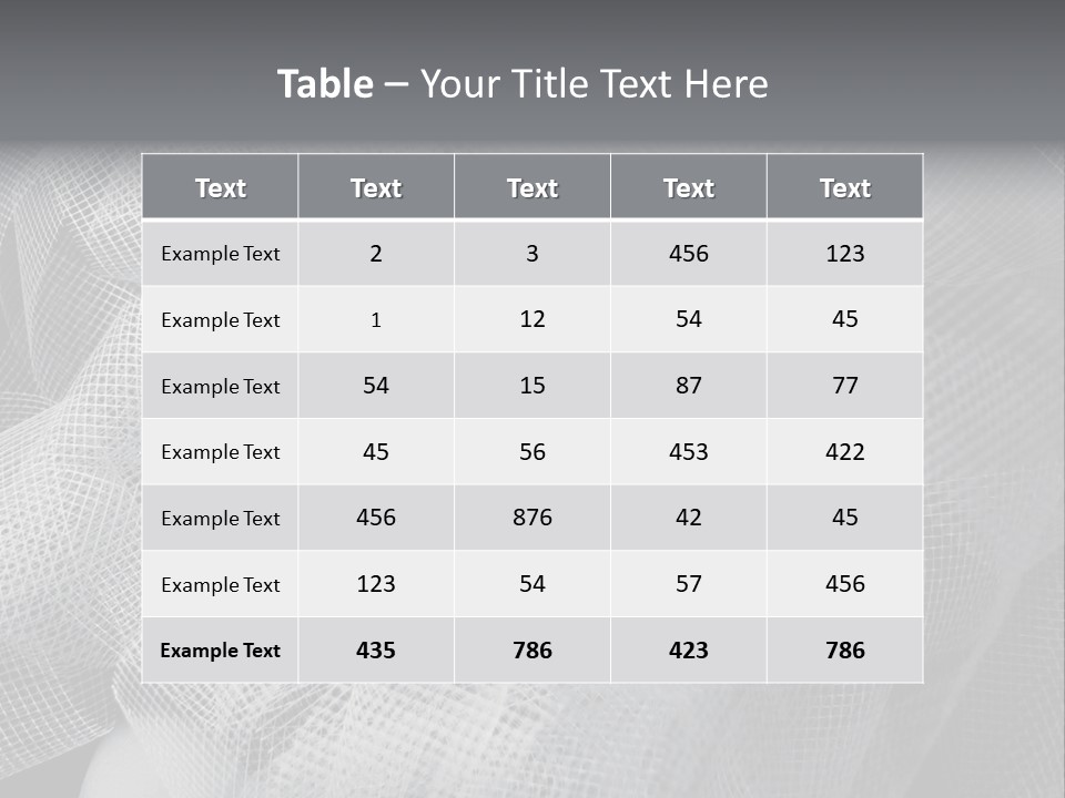 A Woman's Face With A Veil Over Her Head PowerPoint Template