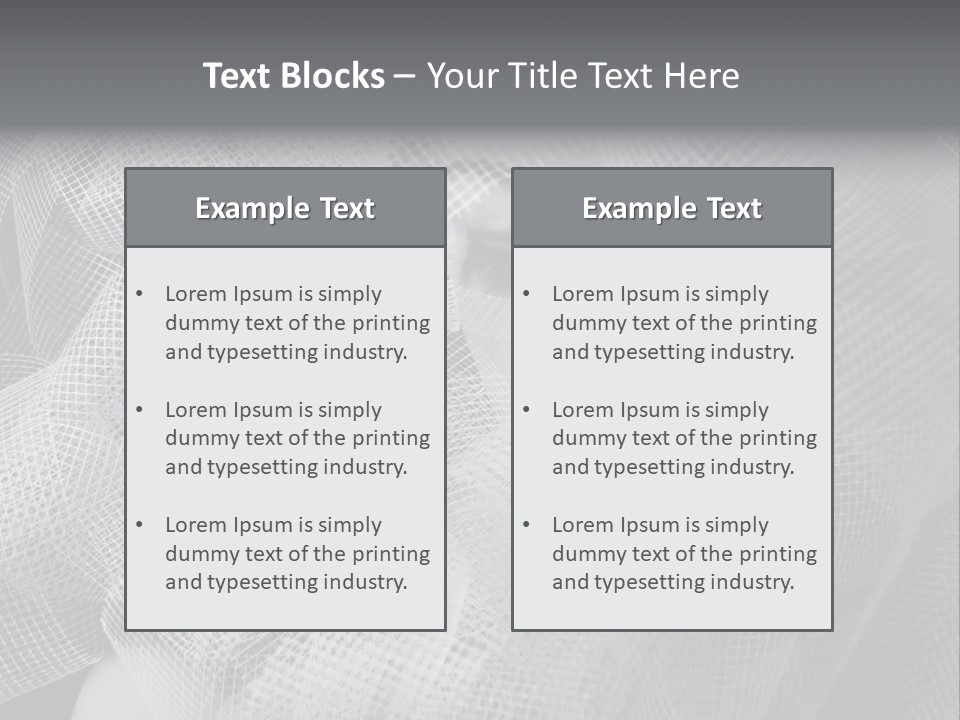 A Woman's Face With A Veil Over Her Head PowerPoint Template