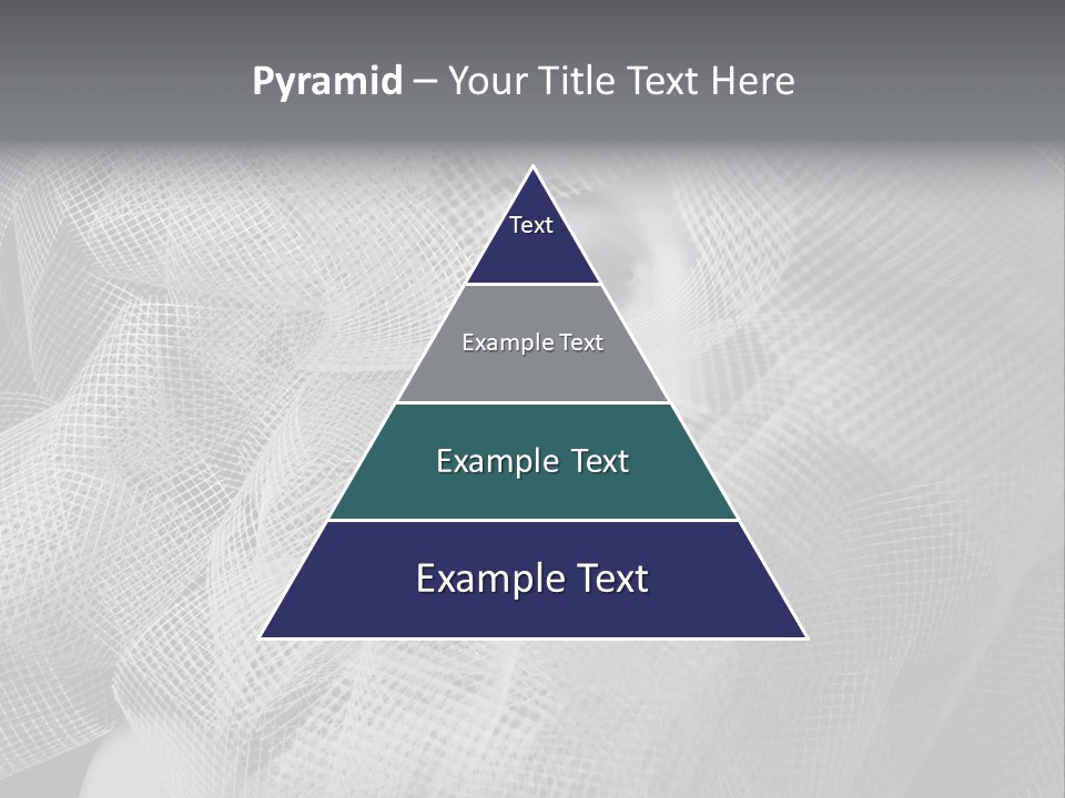 A Woman's Face With A Veil Over Her Head PowerPoint Template