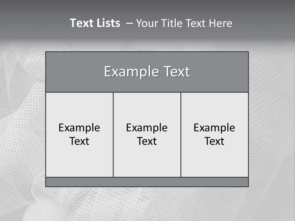 A Woman's Face With A Veil Over Her Head PowerPoint Template