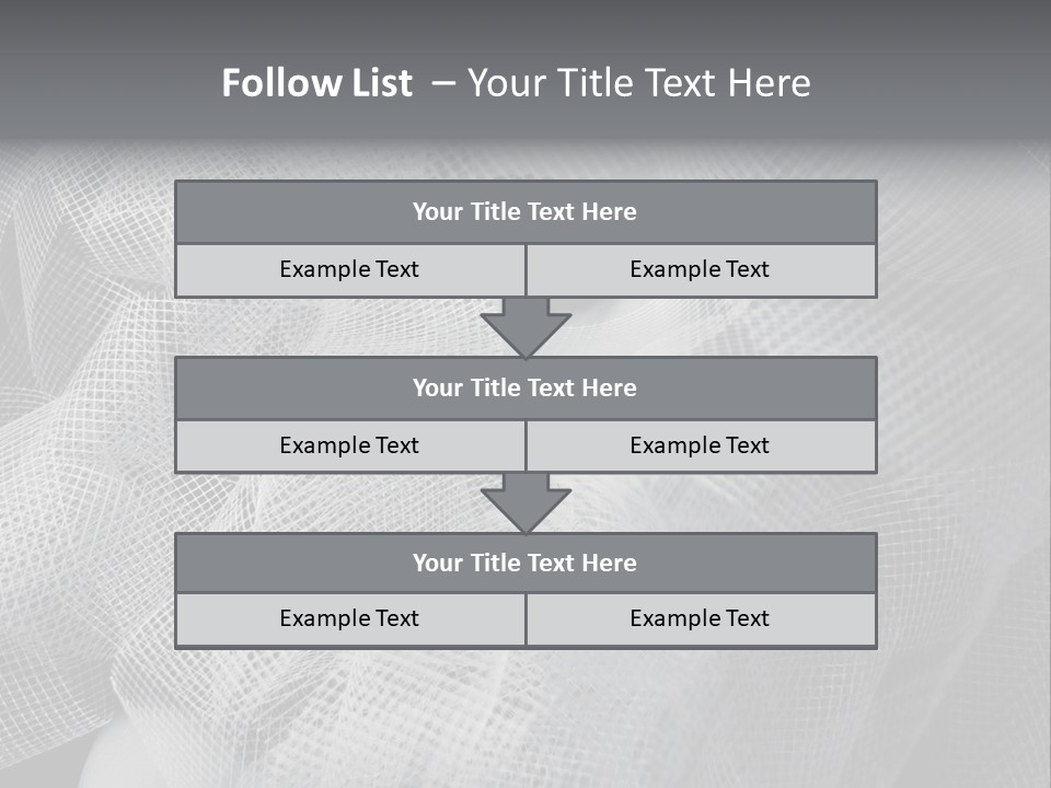 A Woman's Face With A Veil Over Her Head PowerPoint Template