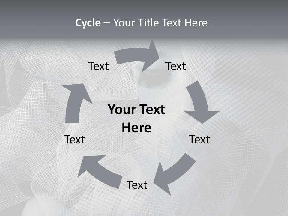 A Woman's Face With A Veil Over Her Head PowerPoint Template