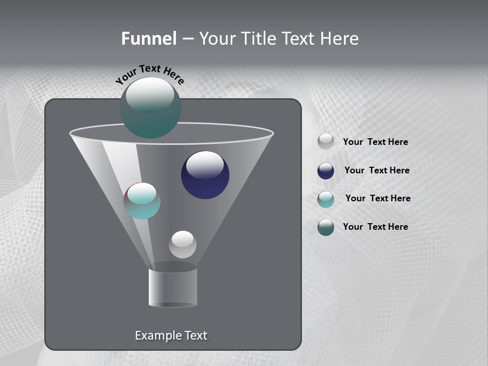 A Woman's Face With A Veil Over Her Head PowerPoint Template
