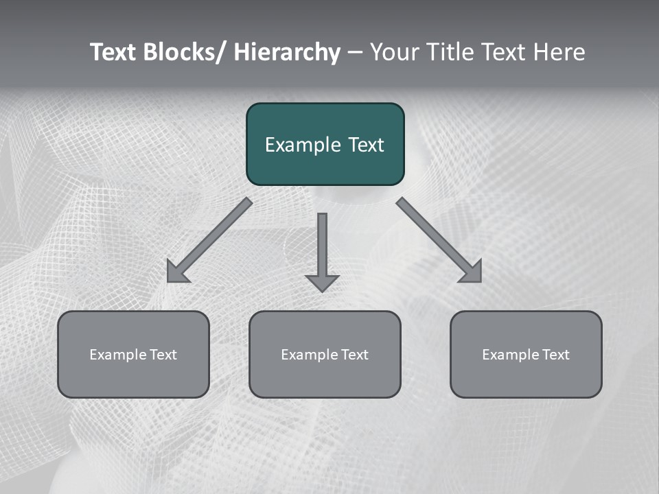 A Woman's Face With A Veil Over Her Head PowerPoint Template