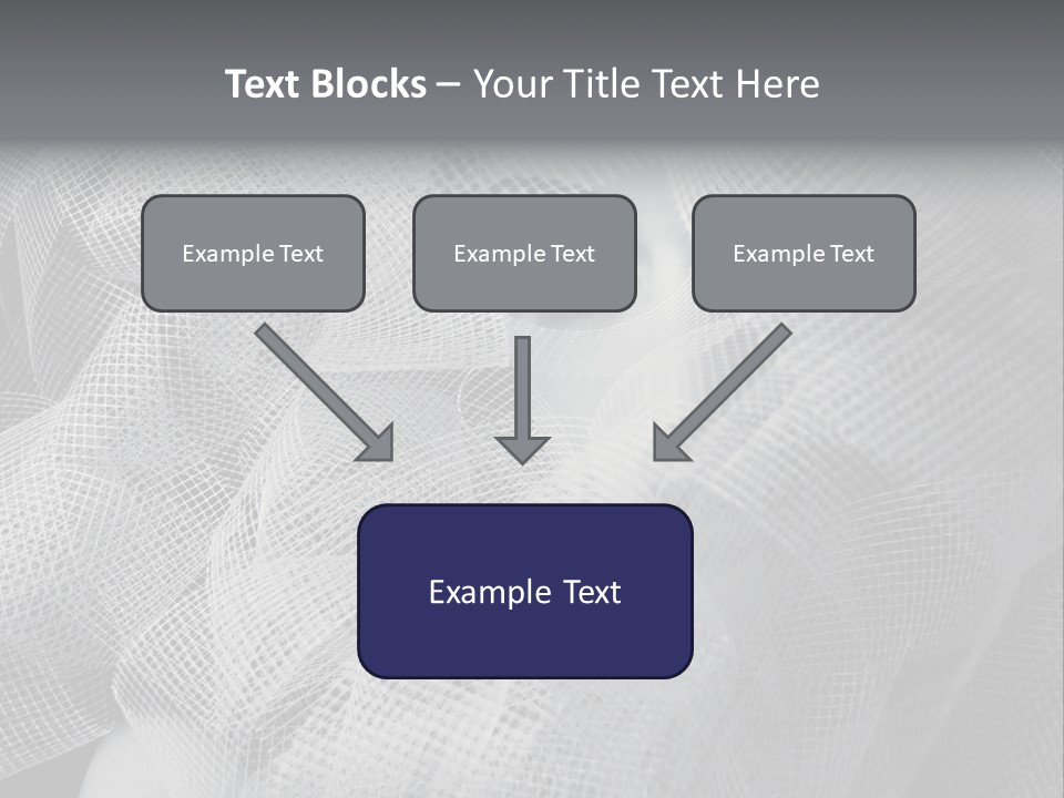 A Woman's Face With A Veil Over Her Head PowerPoint Template