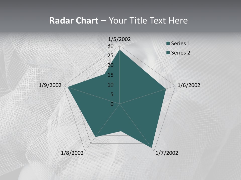 A Woman's Face With A Veil Over Her Head PowerPoint Template