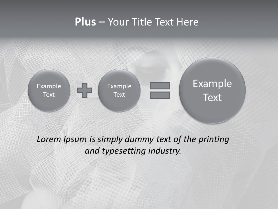 A Woman's Face With A Veil Over Her Head PowerPoint Template