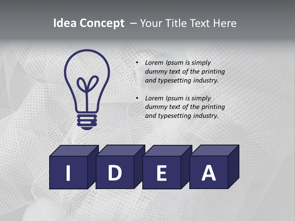 A Woman's Face With A Veil Over Her Head PowerPoint Template