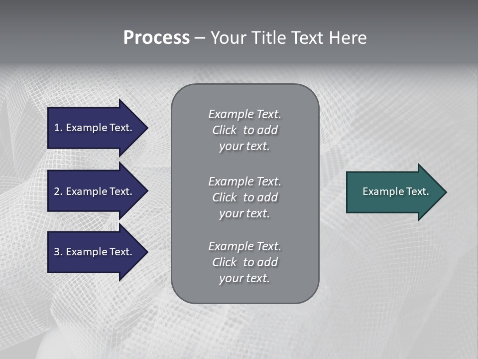 A Woman's Face With A Veil Over Her Head PowerPoint Template