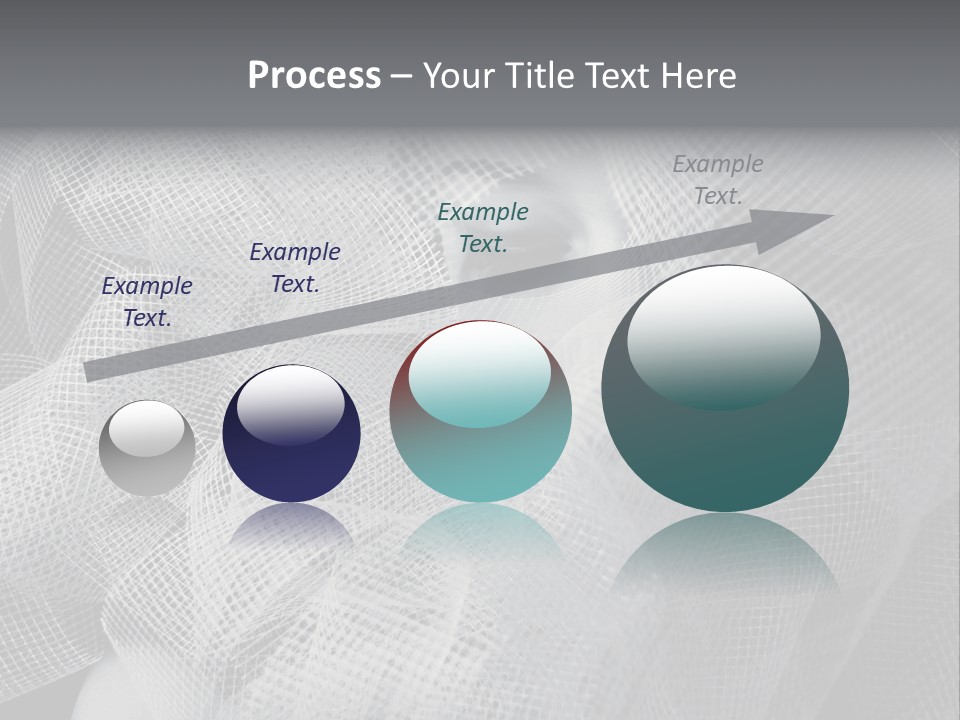 A Woman's Face With A Veil Over Her Head PowerPoint Template