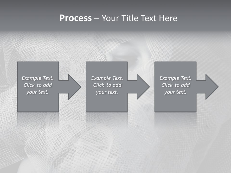 A Woman's Face With A Veil Over Her Head PowerPoint Template