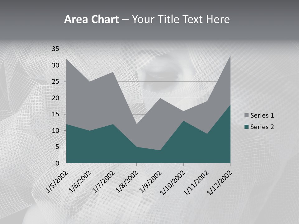 A Woman's Face With A Veil Over Her Head PowerPoint Template