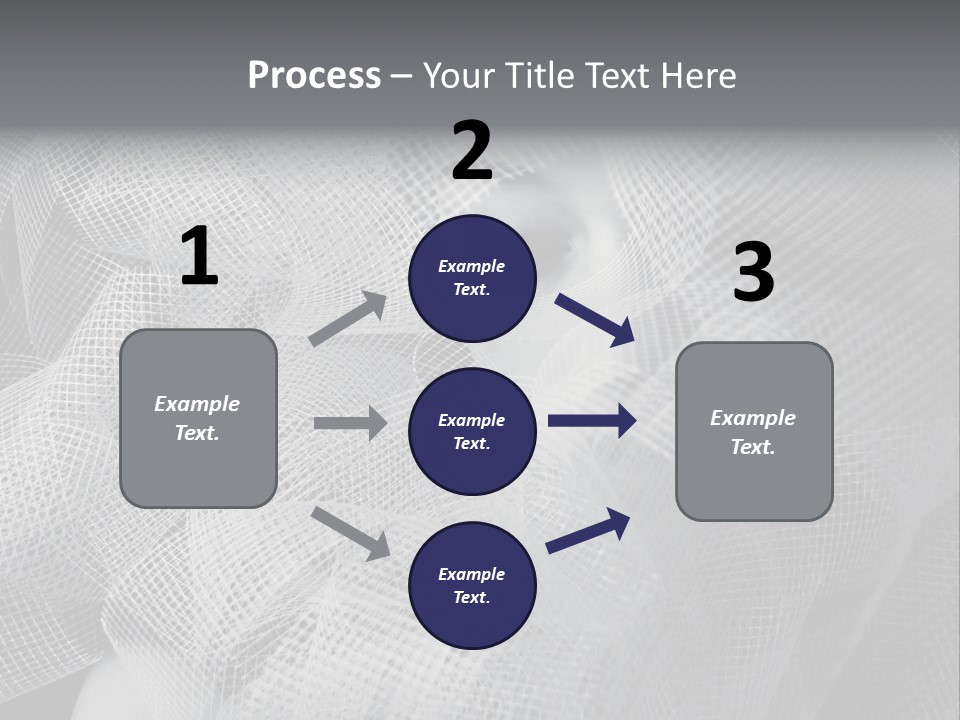 A Woman's Face With A Veil Over Her Head PowerPoint Template