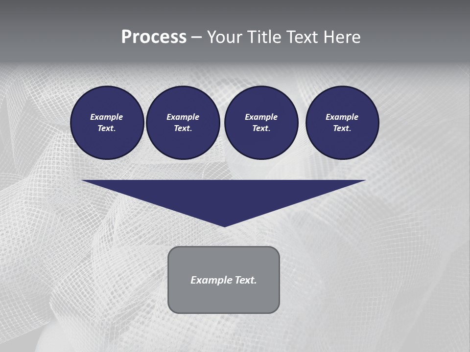 A Woman's Face With A Veil Over Her Head PowerPoint Template