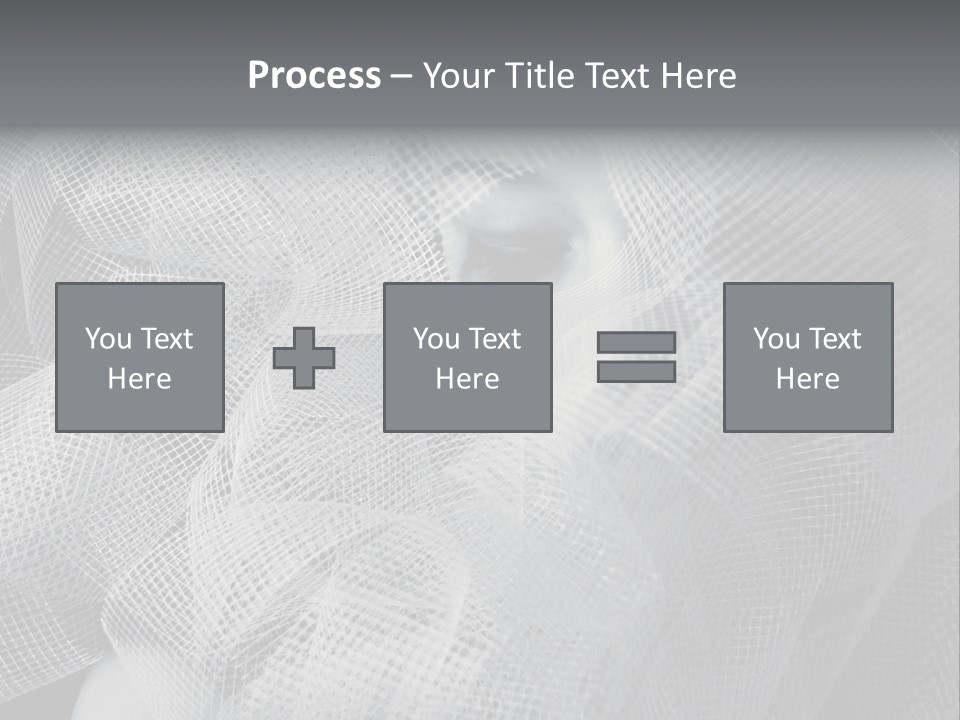 A Woman's Face With A Veil Over Her Head PowerPoint Template