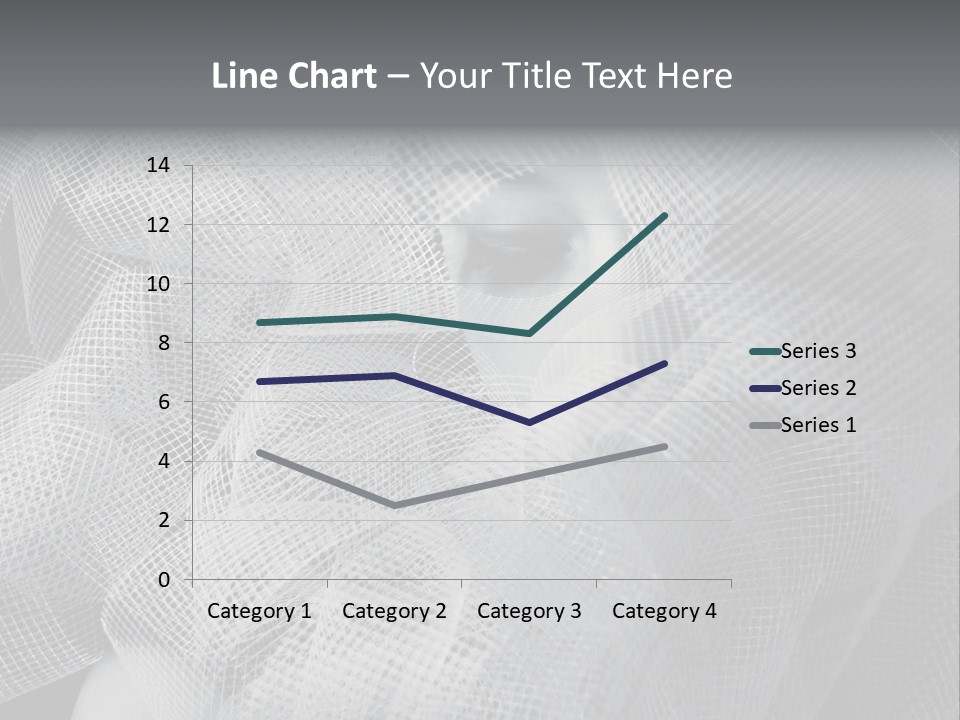 A Woman's Face With A Veil Over Her Head PowerPoint Template