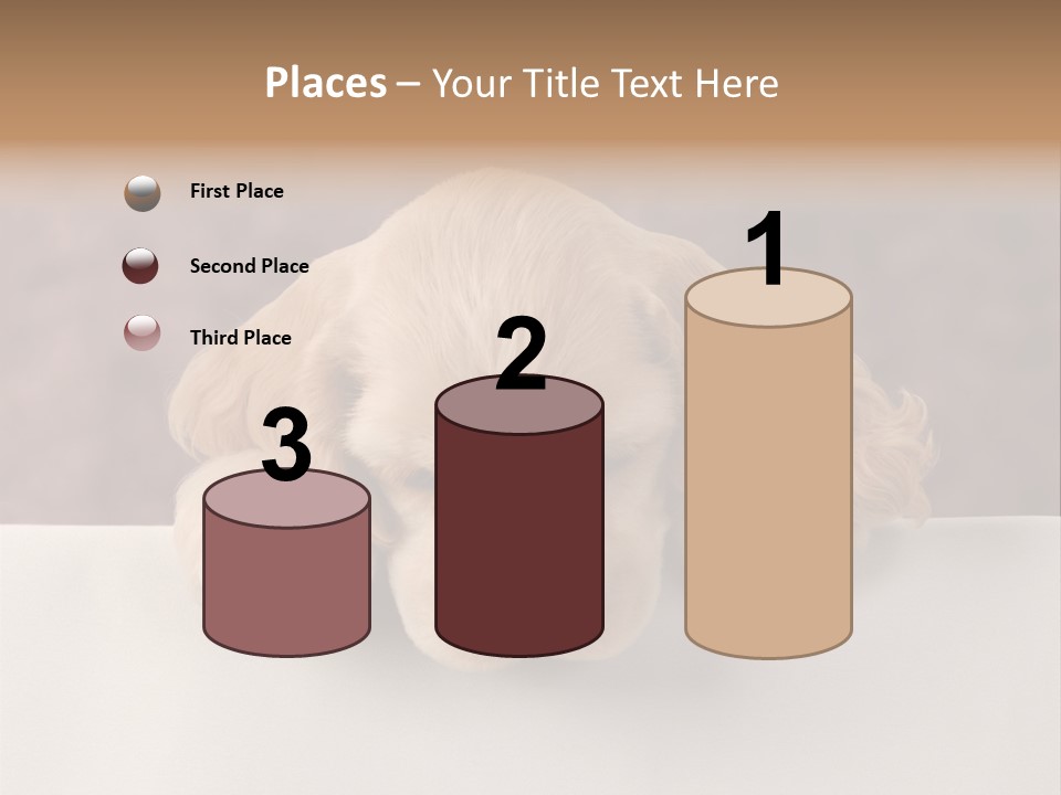 Cute Lighting Dog PowerPoint Template