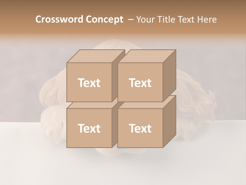 Cute Lighting Dog PowerPoint Template