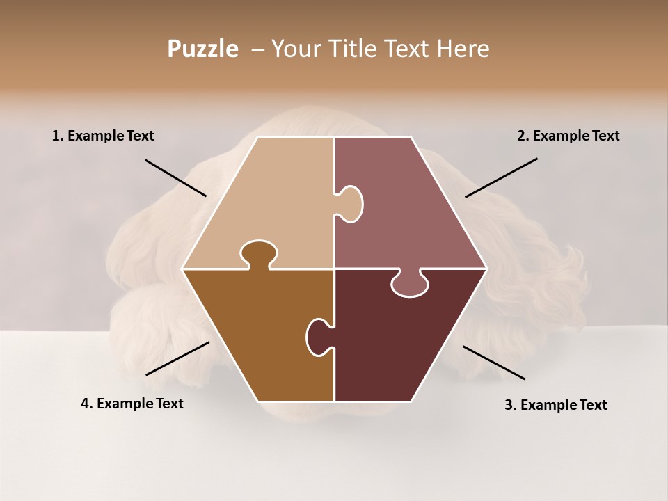 Cute Lighting Dog PowerPoint Template