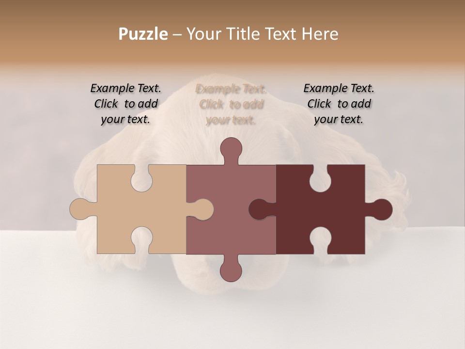 Cute Lighting Dog PowerPoint Template