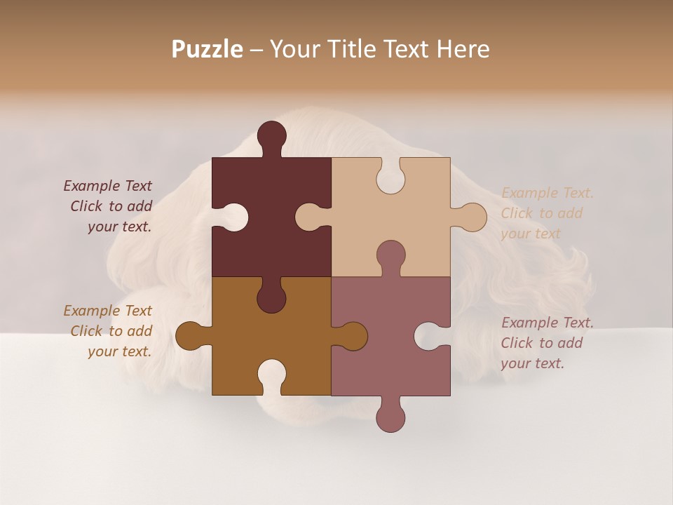 Cute Lighting Dog PowerPoint Template