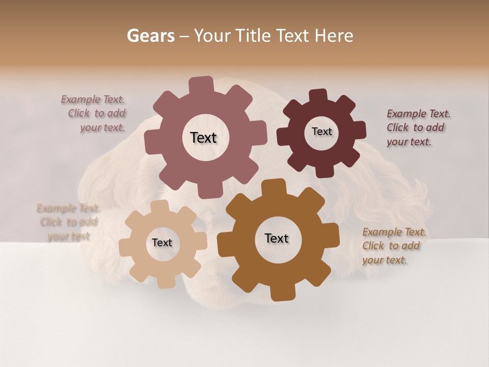 Cute Lighting Dog PowerPoint Template