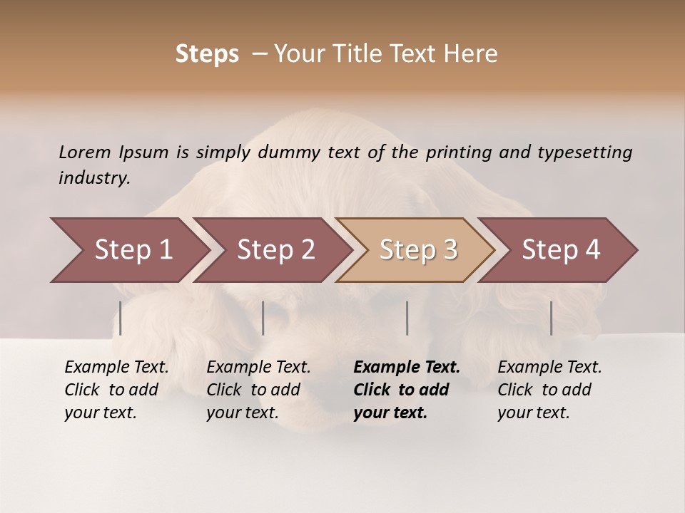 Cute Lighting Dog PowerPoint Template