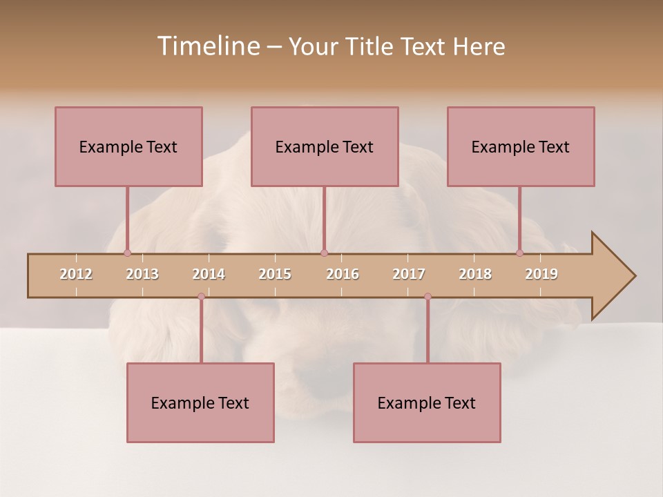 Cute Lighting Dog PowerPoint Template