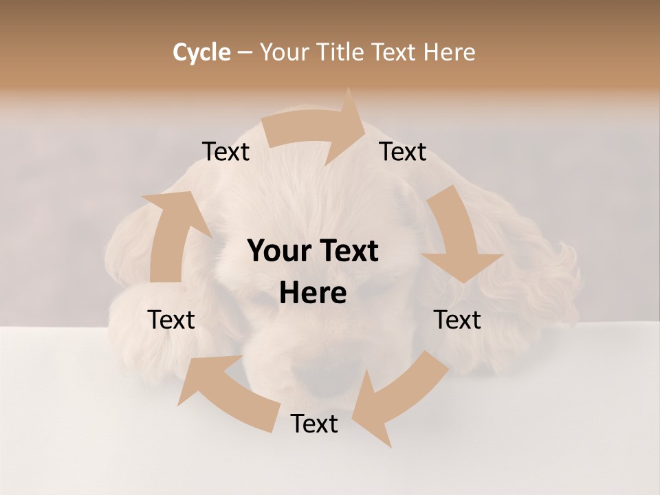 Cute Lighting Dog PowerPoint Template