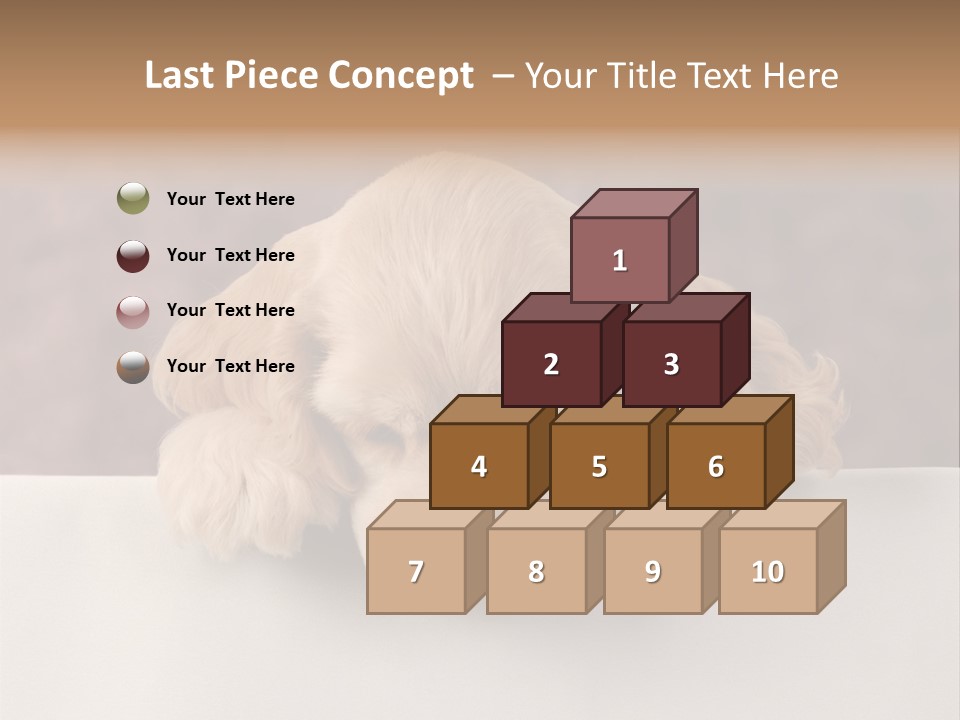 Cute Lighting Dog PowerPoint Template