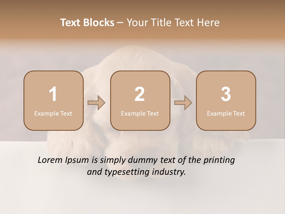 Cute Lighting Dog PowerPoint Template