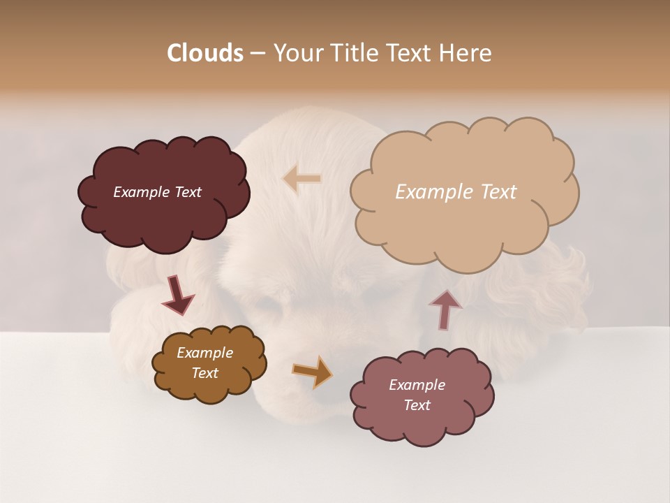 Cute Lighting Dog PowerPoint Template