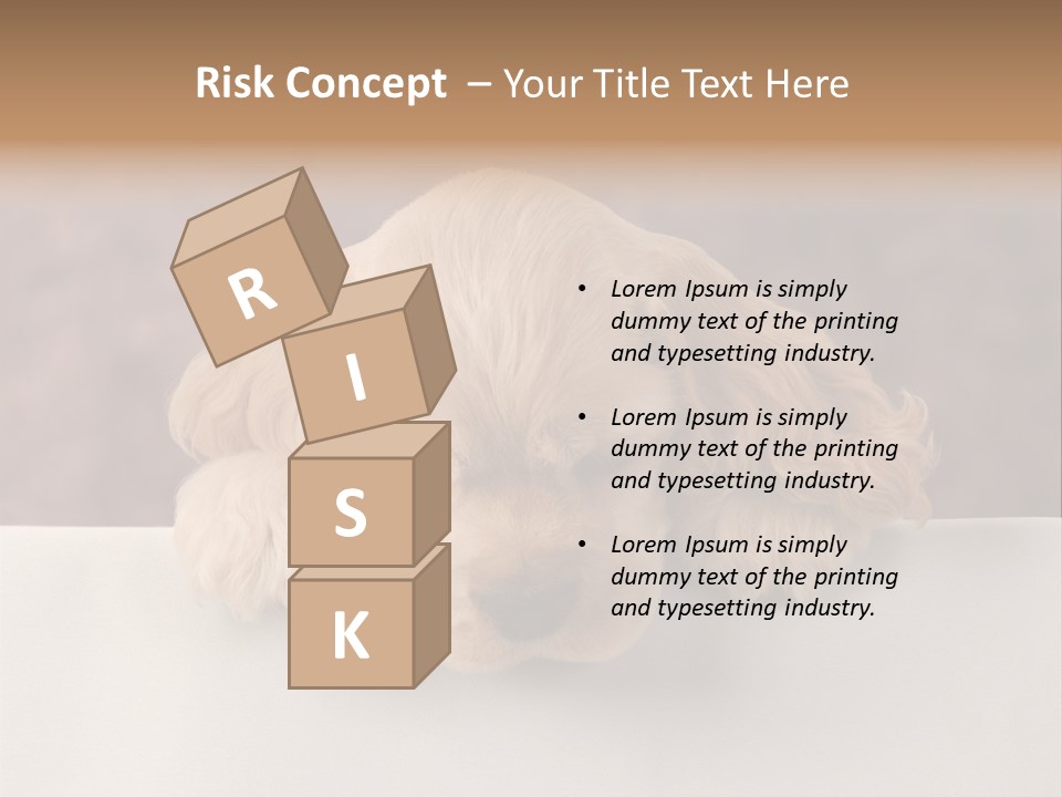 Cute Lighting Dog PowerPoint Template