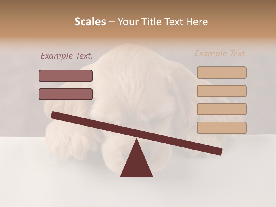 Cute Lighting Dog PowerPoint Template