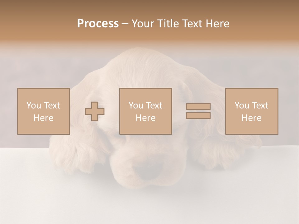 Cute Lighting Dog PowerPoint Template