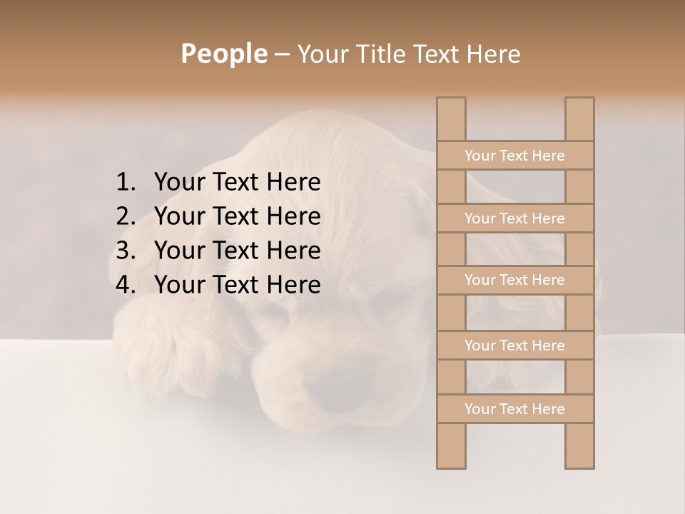 Cute Lighting Dog PowerPoint Template