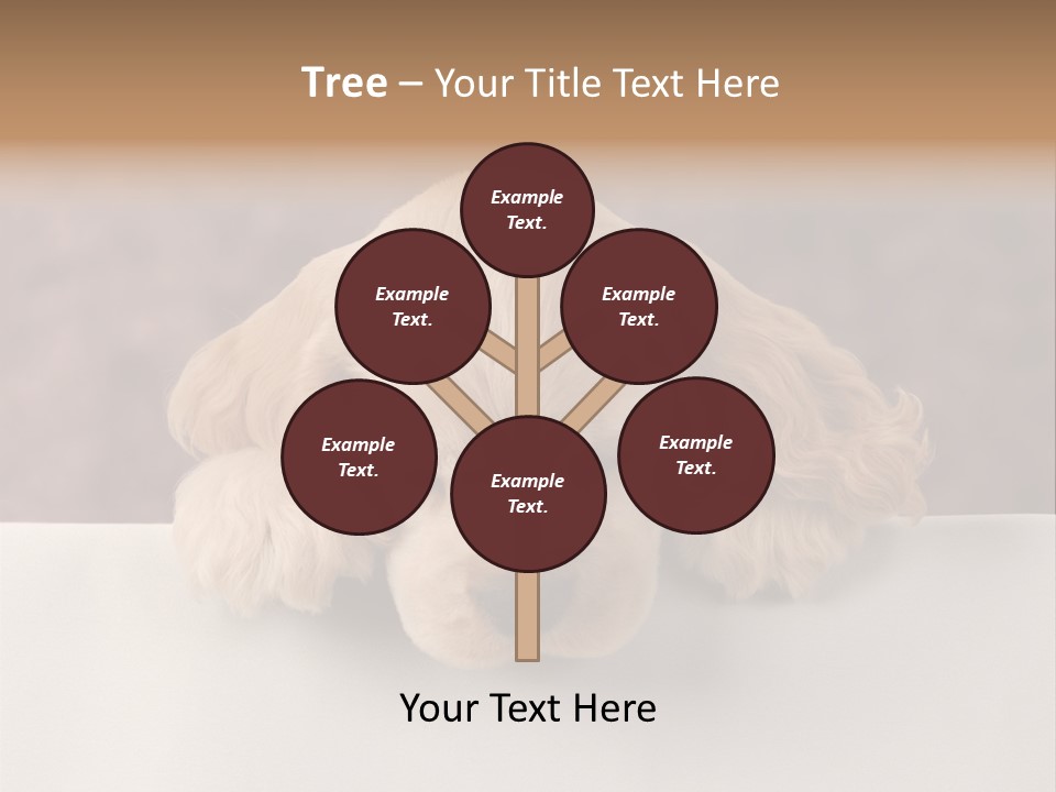 Cute Lighting Dog PowerPoint Template