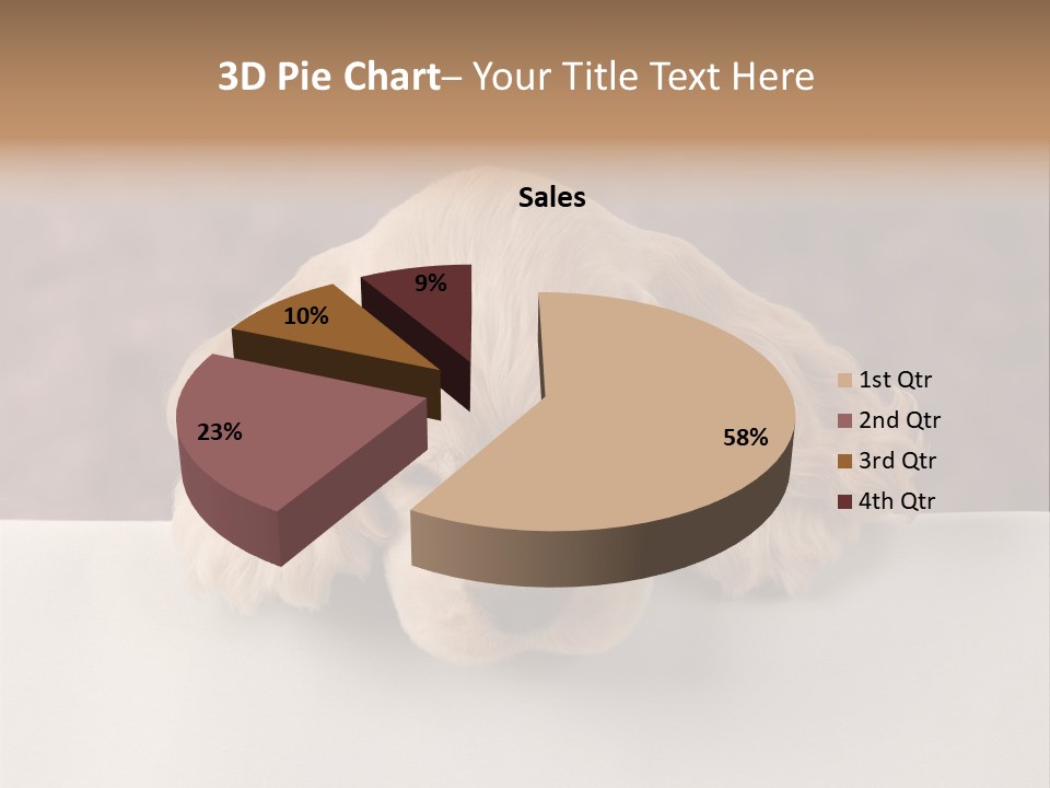 Cute Lighting Dog PowerPoint Template