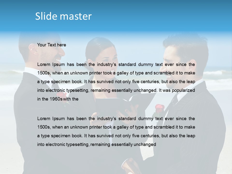 Modern Water Waste PowerPoint Template