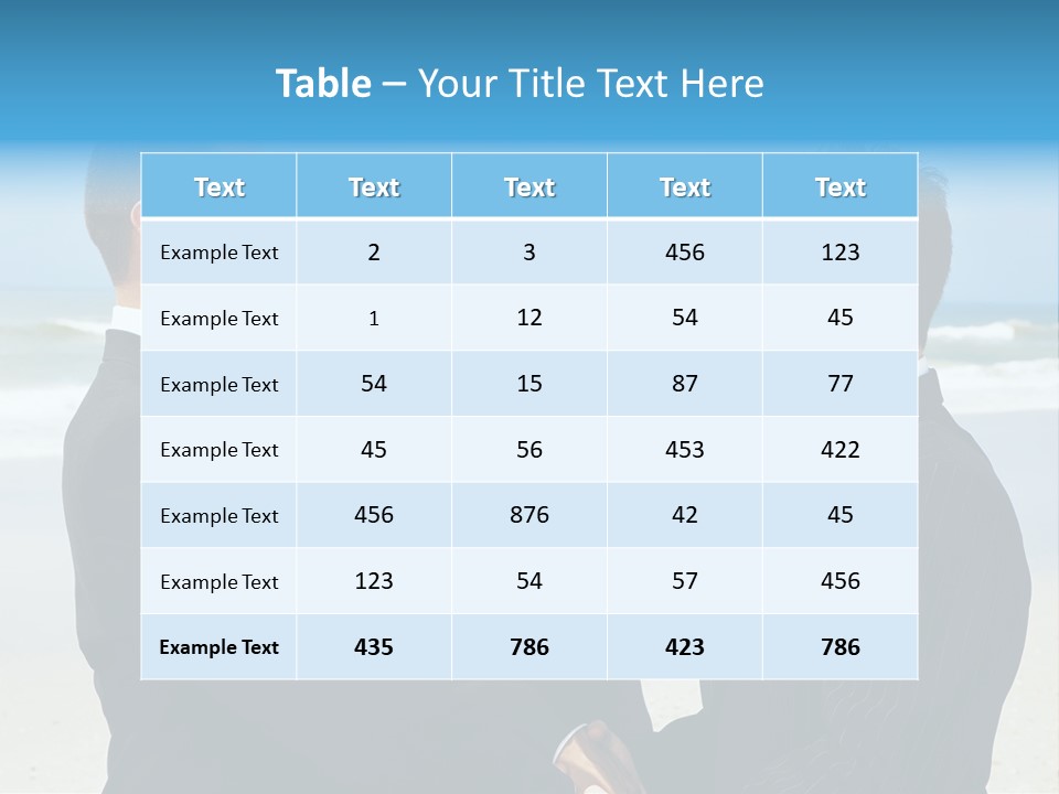 Modern Water Waste PowerPoint Template